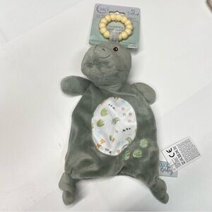 Douglas Baby Soft Green Danny the Dino Plush Teether Security Baby Toy NWT